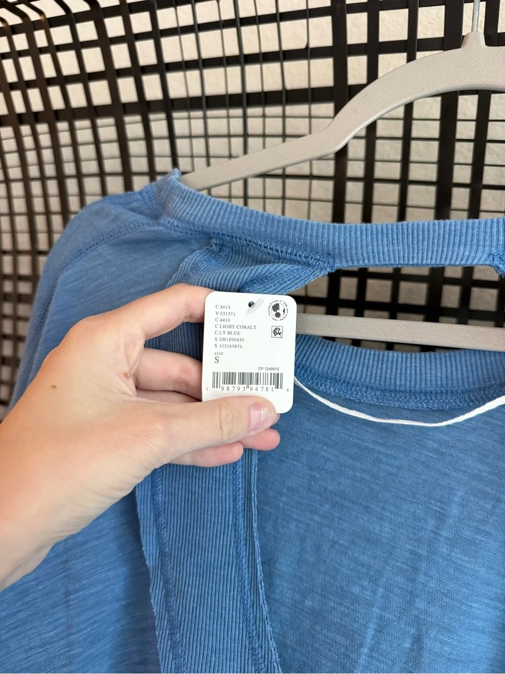 Free people My Time Layer light cobalt blue